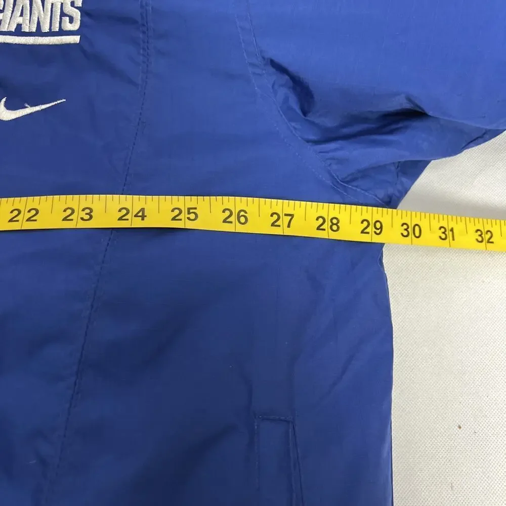 Nike New York Giants Football Team NFL Jacket Mens Blue Jacket XL